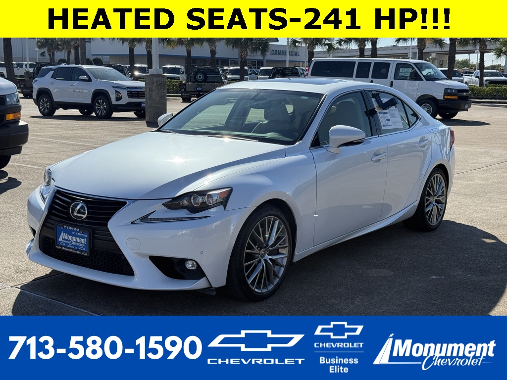 2016 Lexus IS 200t White at Emmons Autoplex