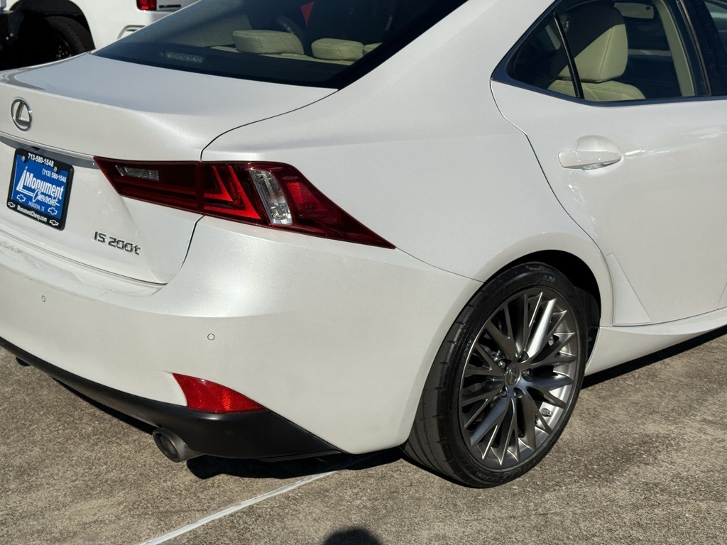 2016 Lexus IS 200t White at Emmons Autoplex