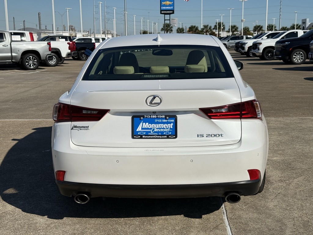 2016 Lexus IS 200t White at Emmons Autoplex