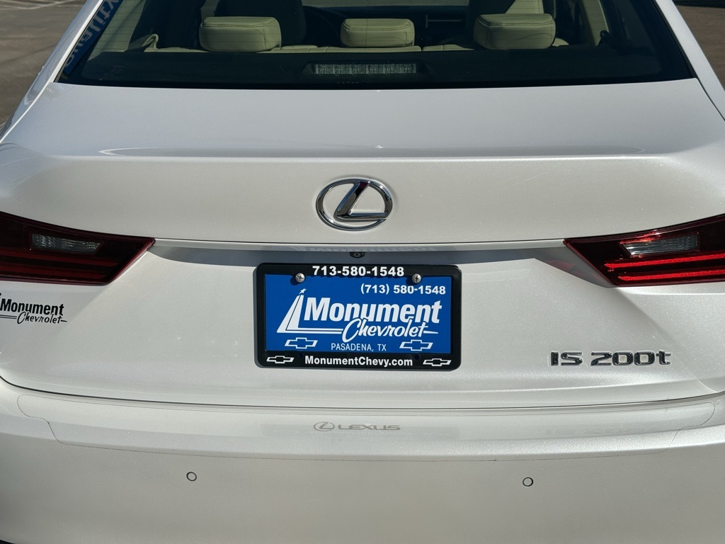2016 Lexus IS 200t White at Emmons Autoplex