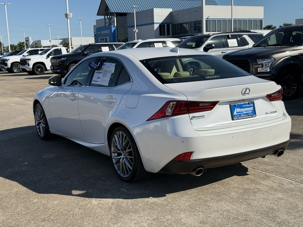 2016 Lexus IS 200t White at Emmons Autoplex