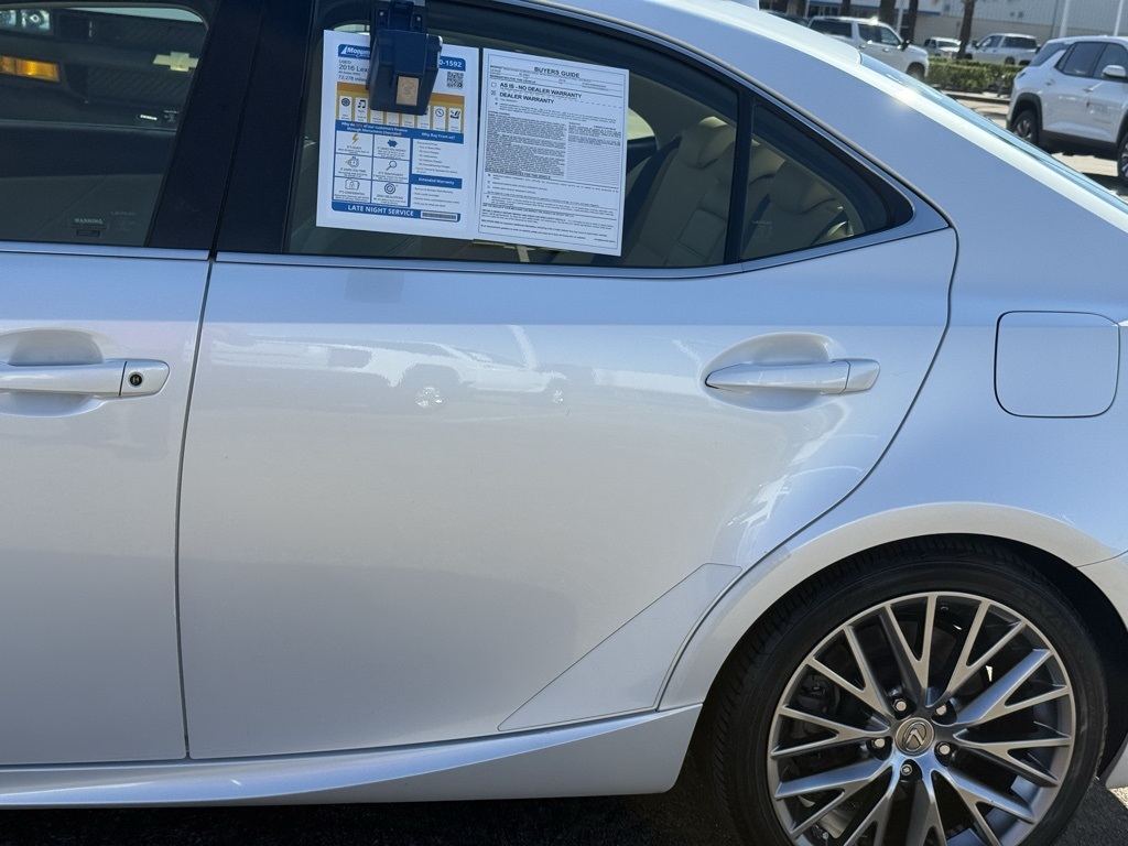 2016 Lexus IS 200t White at Emmons Autoplex