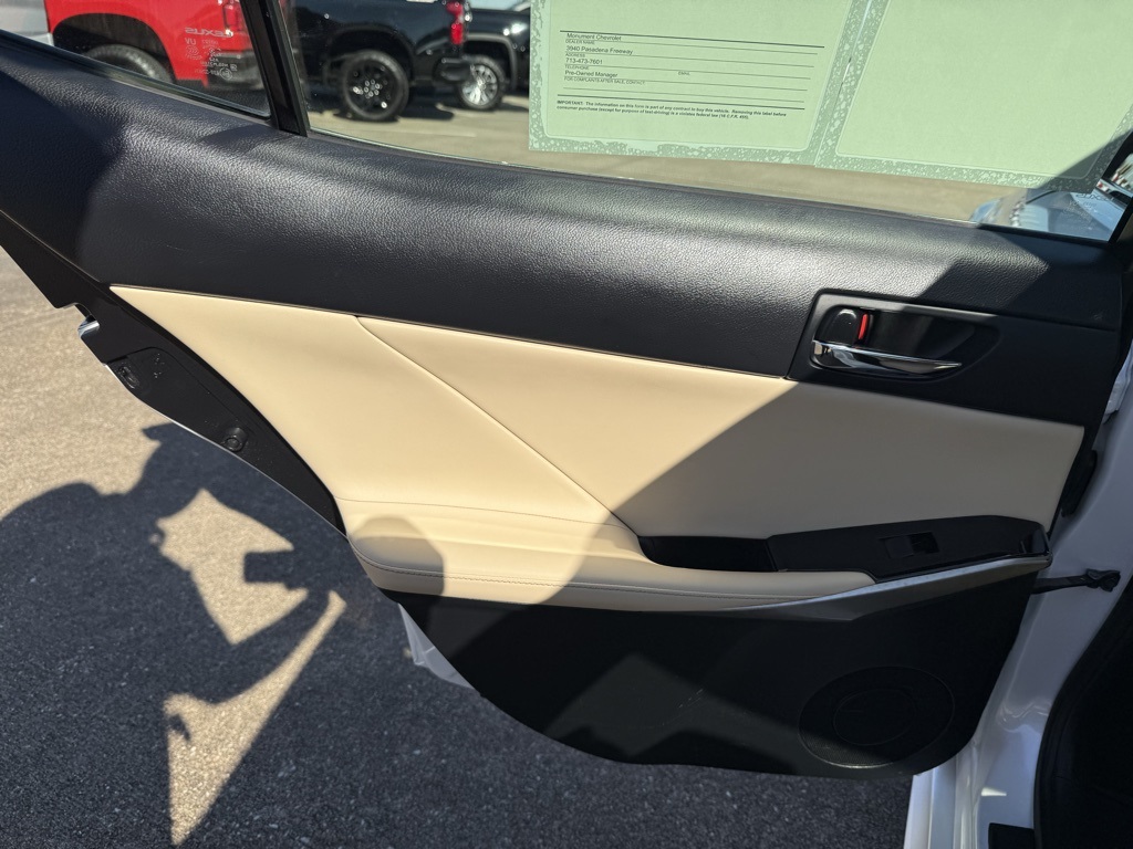 2016 Lexus IS 200t White at Emmons Autoplex