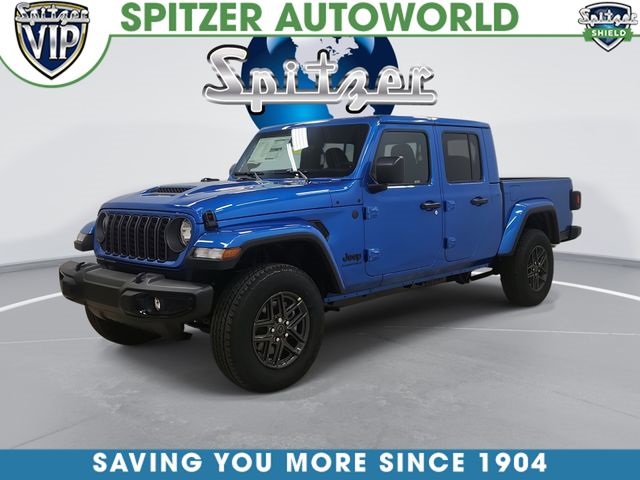 Hydro Blue Pearlcoat 2026 Jeep Gladiator Sport S Crew Cab 4WD Pickup Truck Four-Wheel Drive 8-Speed Automatic