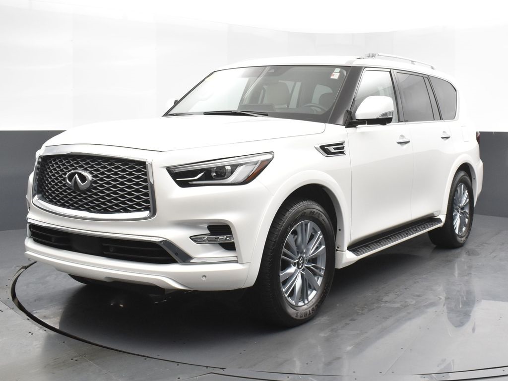 Certified 2023 INFINITI QX80 LUXE with VIN JN8AZ2AC1P9490151 for sale in Kansas City