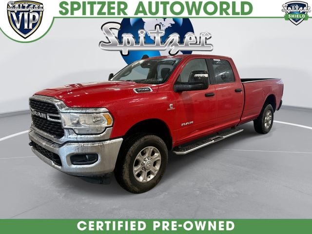 Flame Red Clearcoat 2024 RAM 3500 Big Horn Crew Cab LB 4WD Pickup Truck Four-Wheel Drive 6-Speed Automatic