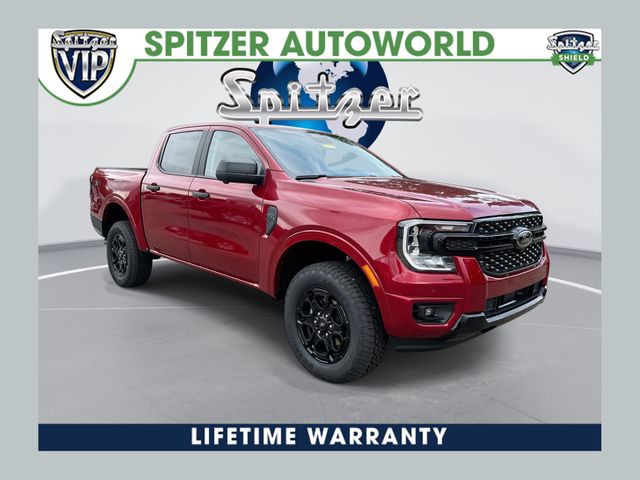 Ruby Red Metallic Tinted Clearcoat 2026 Ford Ranger Pickup Truck Four-Wheel Drive Automatic