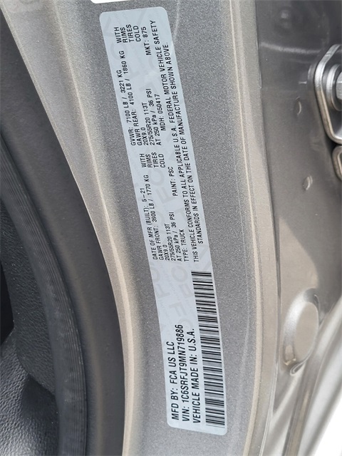 Used Car 2021 Ram 1500  Laramie For Sale Under $35,000 In San Antonio, Texas