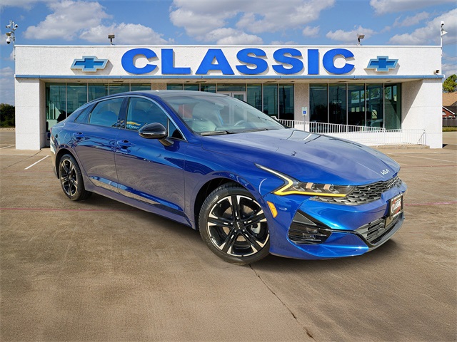 2022 Kia K5 GT-Line Blue at Joe Myers Mazda Kia