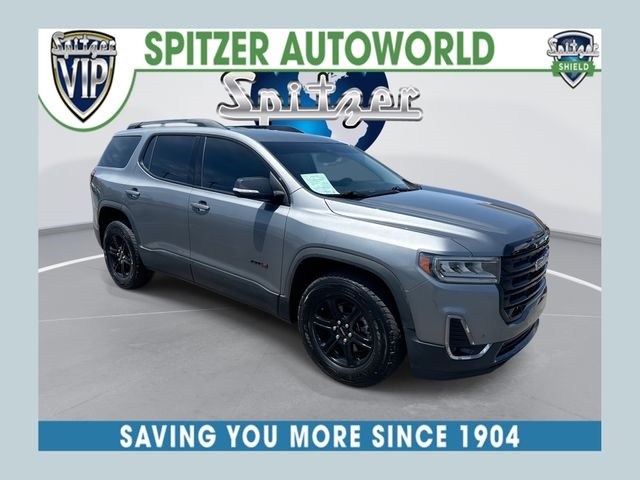 Gray (Satin Steel Metallic) 2021 GMC Acadia SUV / Crossover Four-Wheel Drive 9-Speed Automatic