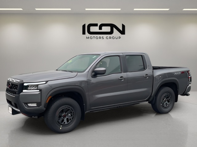 Gray (Gun Metallic) 2026 Nissan Frontier Pickup Truck Four-Wheel Drive 9-Speed Automatic Overdrive