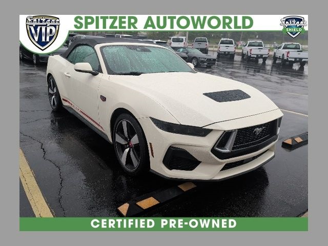 Wimbledon White 2025 Ford Mustang GT Premium Convertible RWD Convertible Rear-Wheel Drive Automatic
