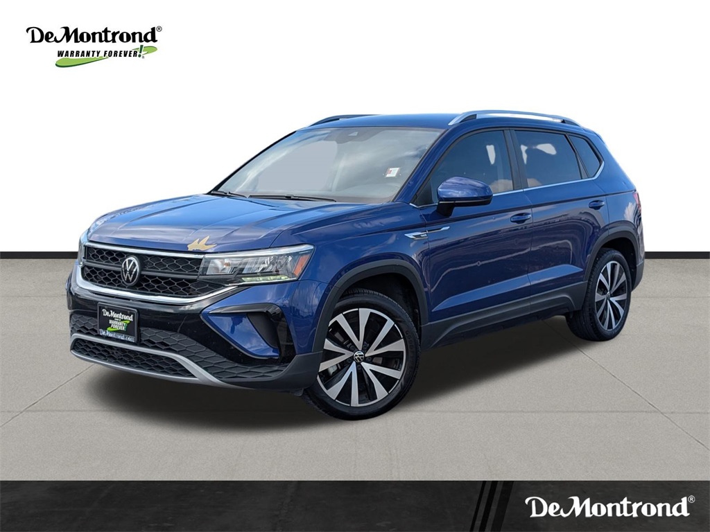 2023 Volkswagen Taos 1.5T SE Blue at DeMontrond Auto Country