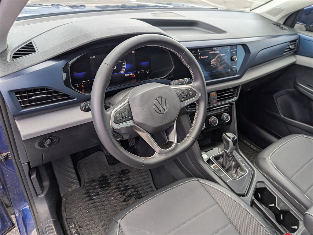 2023 Volkswagen Taos 1.5T SE Blue at DeMontrond Auto Country