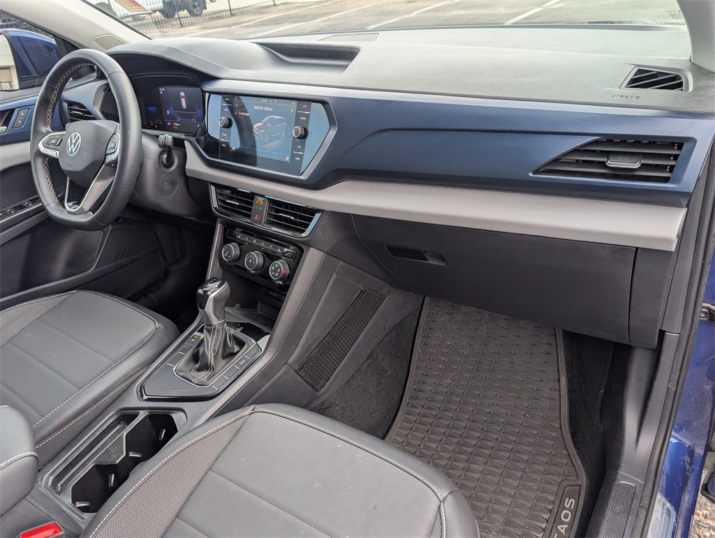 2023 Volkswagen Taos 1.5T SE Blue at DeMontrond Auto Country