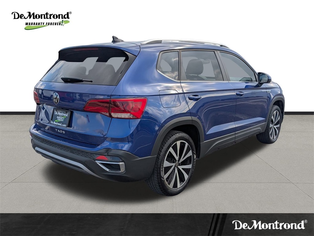 2023 Volkswagen Taos 1.5T SE Blue at DeMontrond Auto Country