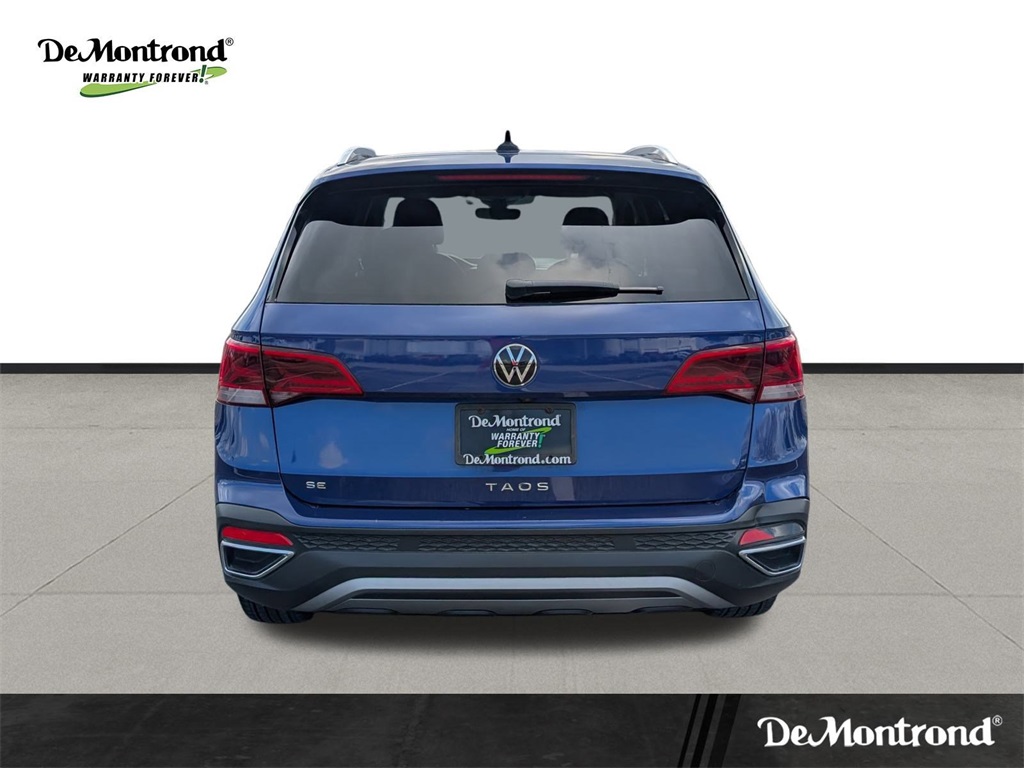 2023 Volkswagen Taos 1.5T SE Blue at DeMontrond Auto Country