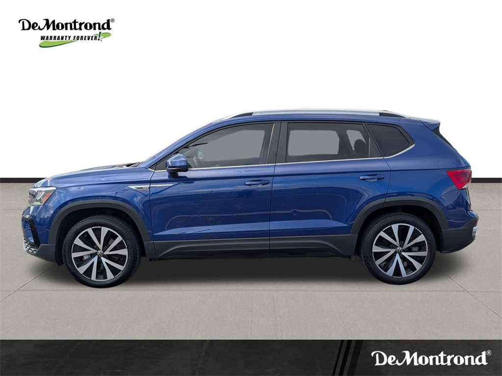 2023 Volkswagen Taos 1.5T SE Blue at DeMontrond Auto Country