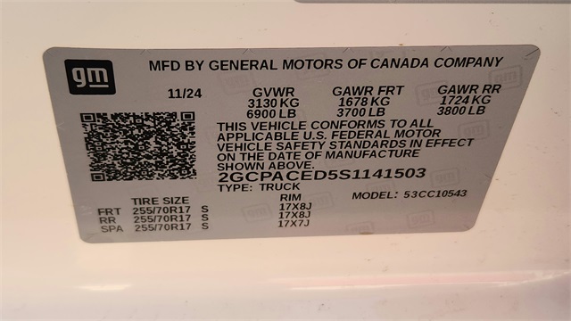 2025 Chevrolet Silverado 1500