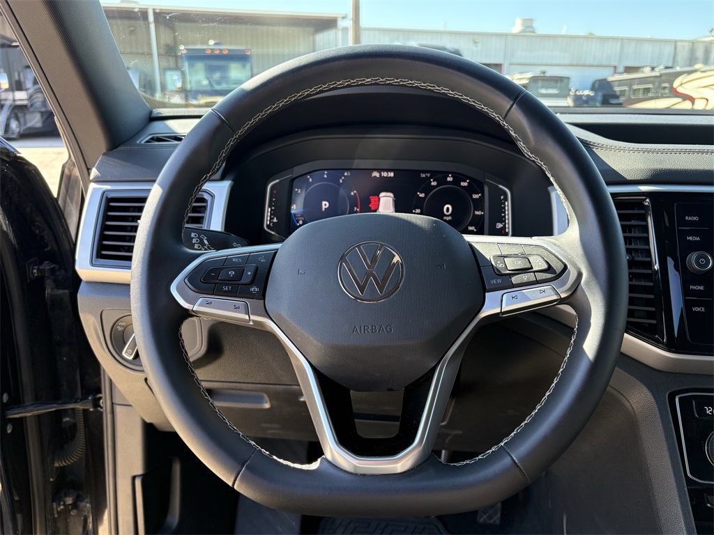 2023 Volkswagen Atlas Cross Sport 2.0T SE w/Technology Black at DeMontrond Automotive Group