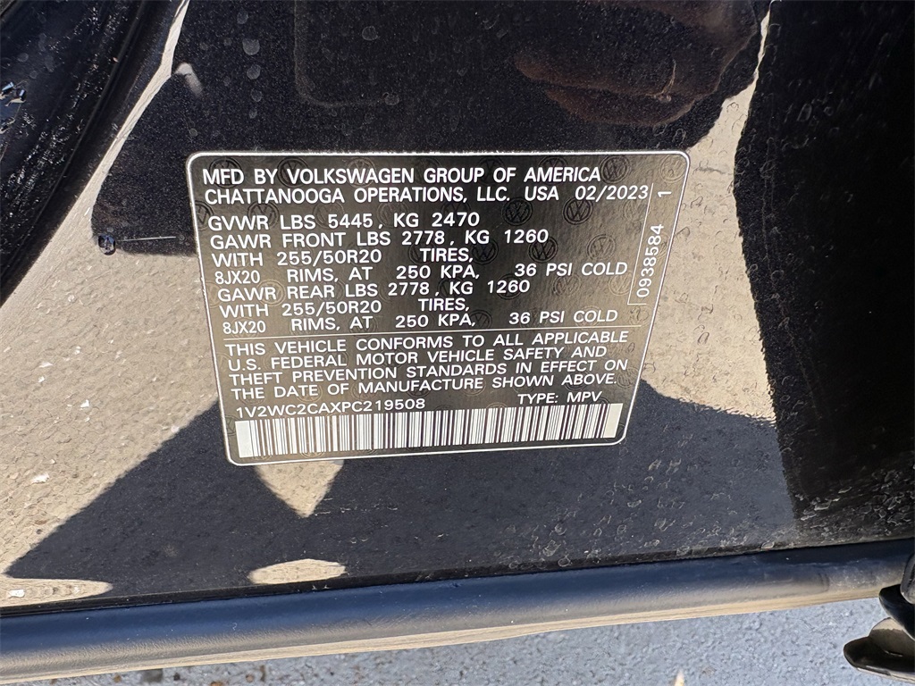 2023 Volkswagen Atlas Cross Sport 2.0T SE w/Technology Black at DeMontrond Automotive Group