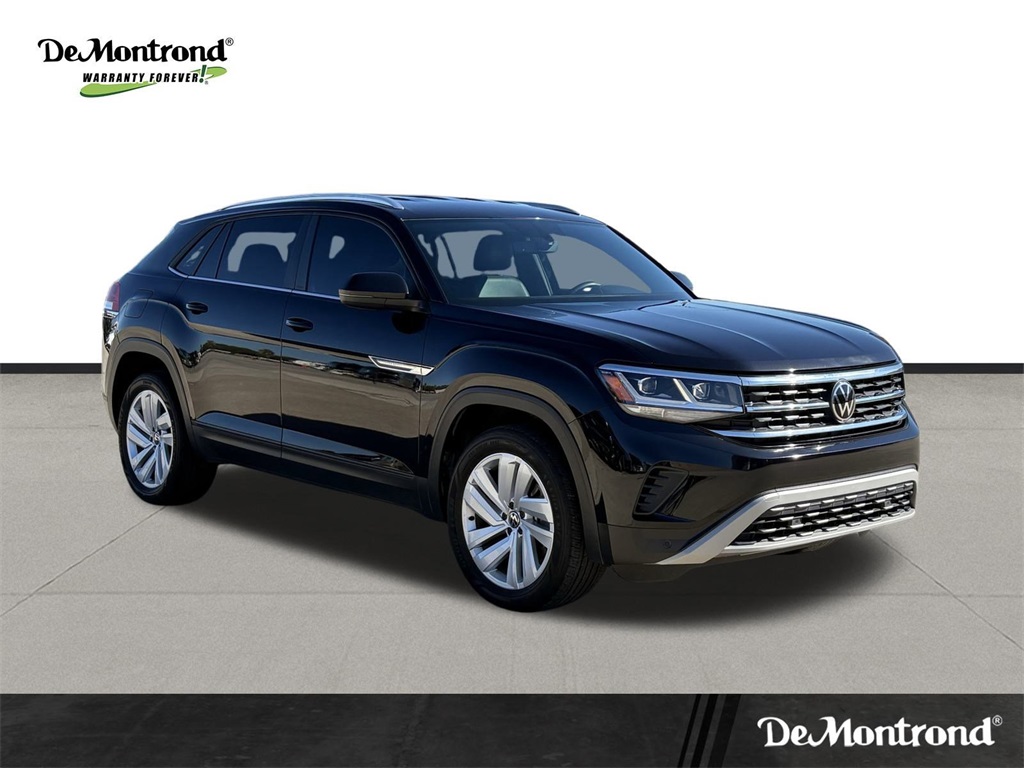 2023 Volkswagen Atlas Cross Sport 2.0T SE w/Technology Black at DeMontrond Automotive Group