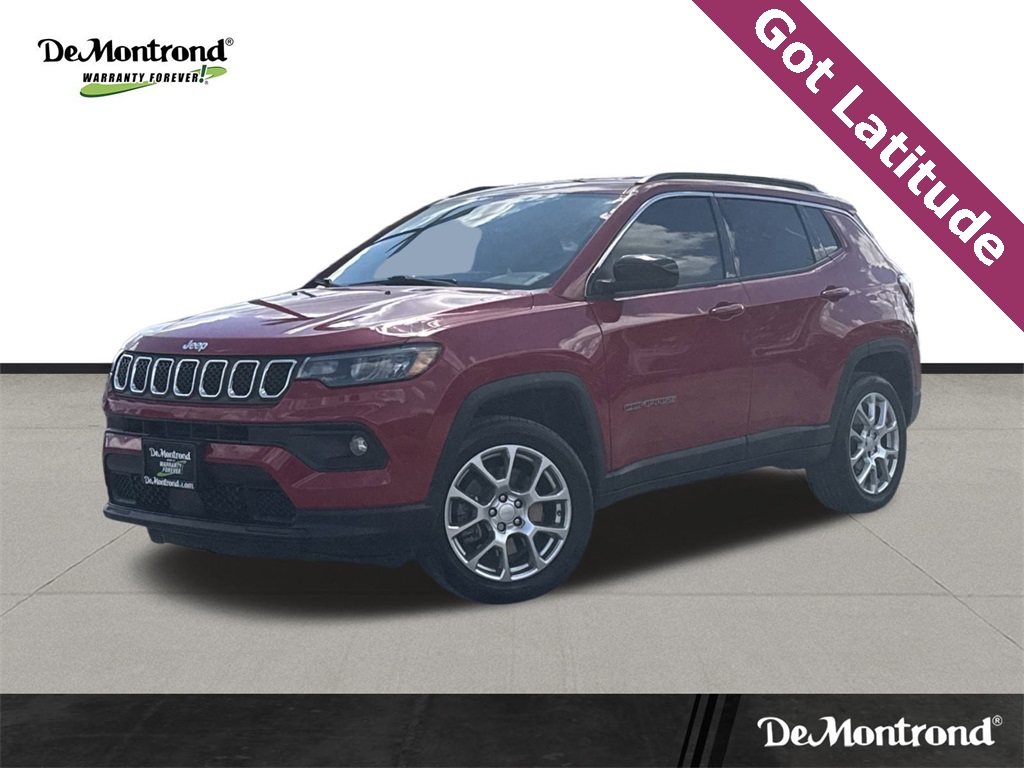 2023 Jeep Compass Latitude Lux Red at Mac Haik CDJR North Houston