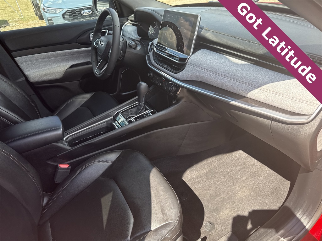 2023 Jeep Compass Latitude Lux Red at Mac Haik CDJR North Houston