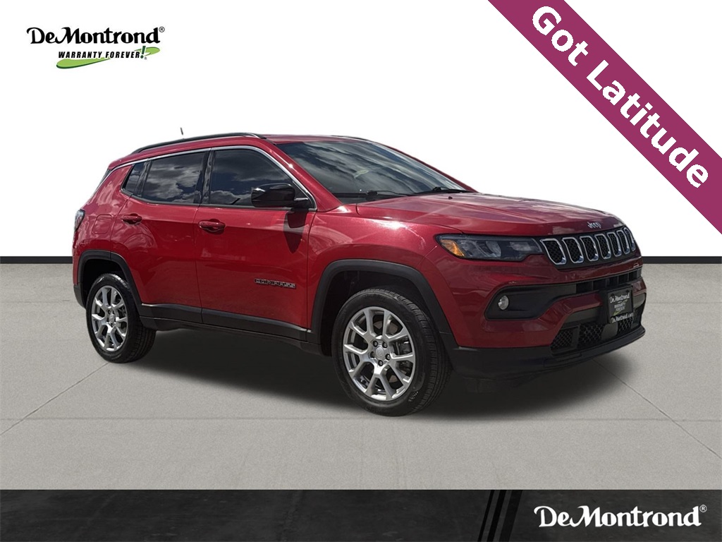 2023 Jeep Compass Latitude Lux Red at Mac Haik CDJR North Houston
