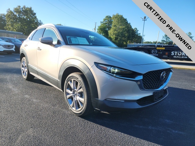 2022 Mazda CX-30 2.5 S Premium Package White at Stokes Mazda