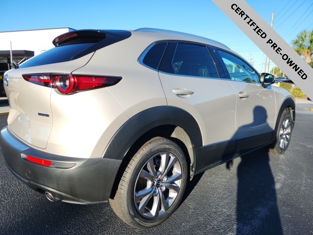 2022 Mazda CX-30 2.5 S Premium Package White at Stokes Mazda