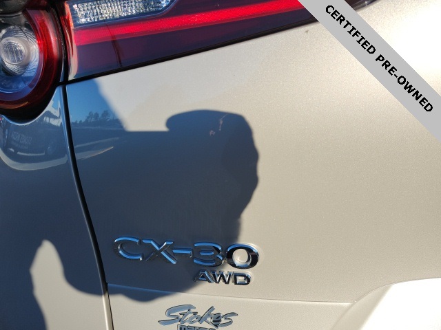 2022 Mazda CX-30 2.5 S Premium Package White at Stokes Mazda