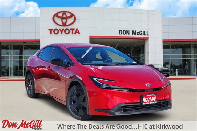 2026 Toyota Prius LE Red at Toyota of Victoria