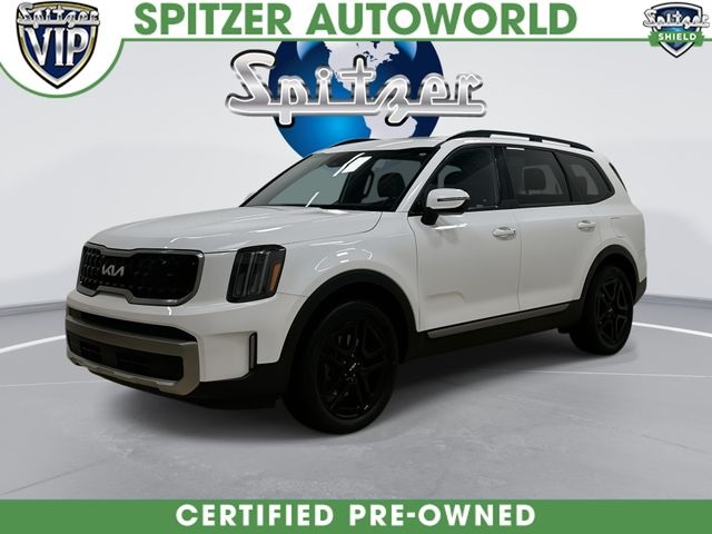 Glacial White Pearl 2023 Kia Telluride EX X-Line AWD SUV / Crossover All-Wheel Drive 8-Speed Automatic