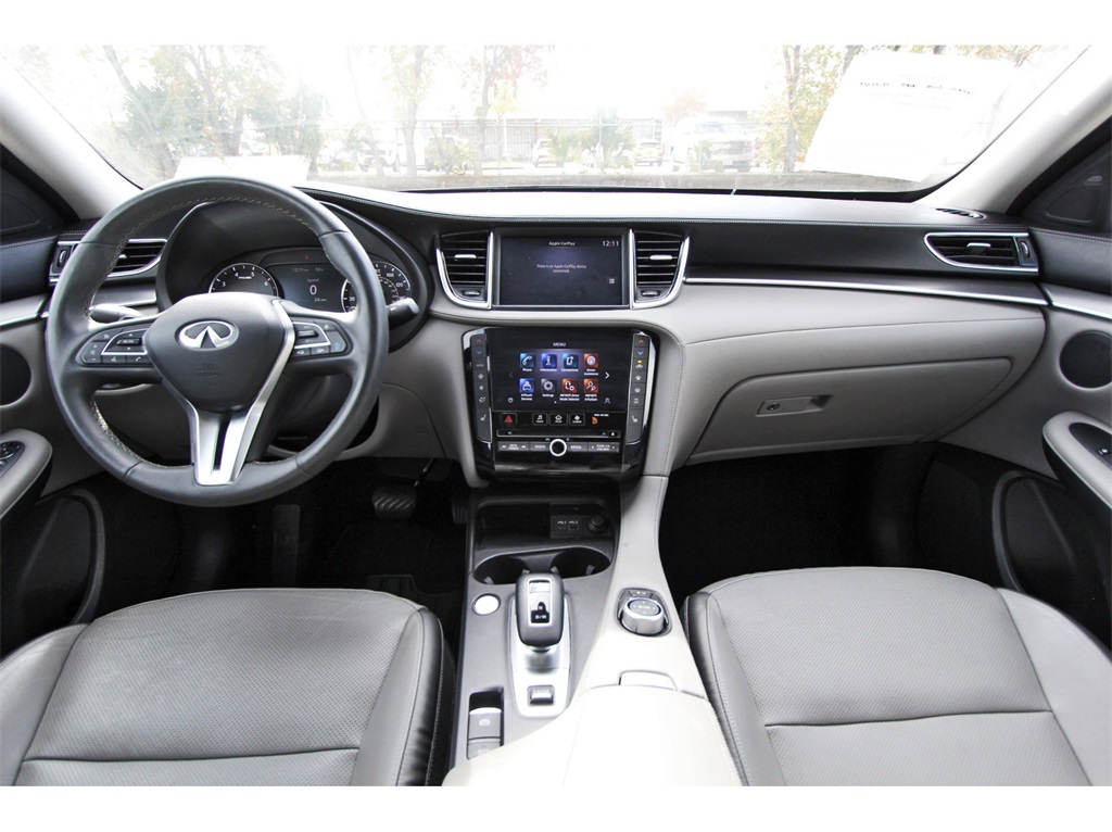 2023 INFINITI QX50 LUXE Black at South Houston Nissan