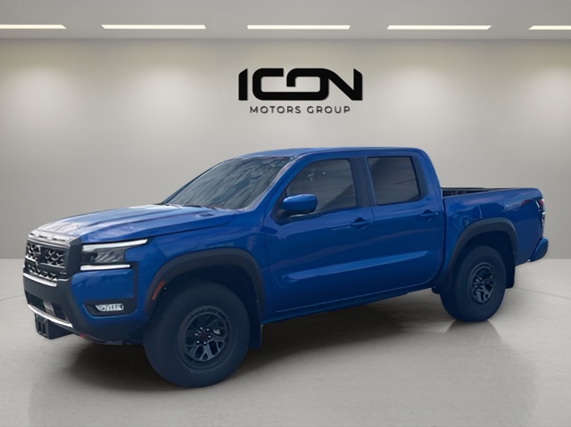 Bluestone Pearl 2026 Nissan Frontier Pickup Truck Four-Wheel Drive 9-Speed Automatic Overdrive
