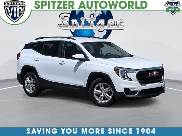 Summit White 2023 GMC Terrain SUV / Crossover Front-Wheel Drive 9-Speed Automatic