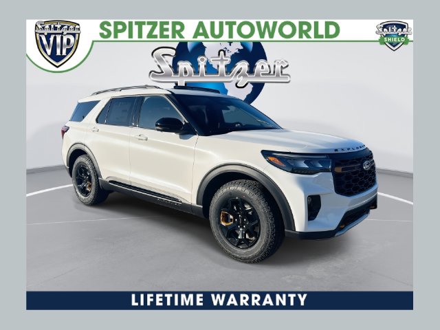 Star White Metallic Tri-Coat 2027 Ford Explorer SUV / Crossover All-Wheel Drive Automatic