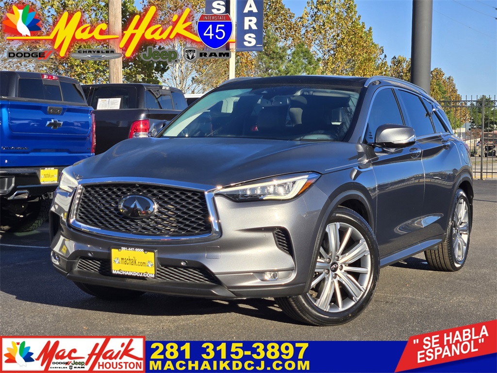 2021 INFINITI QX50 Sensory Gray at North Houston Mitsubishi