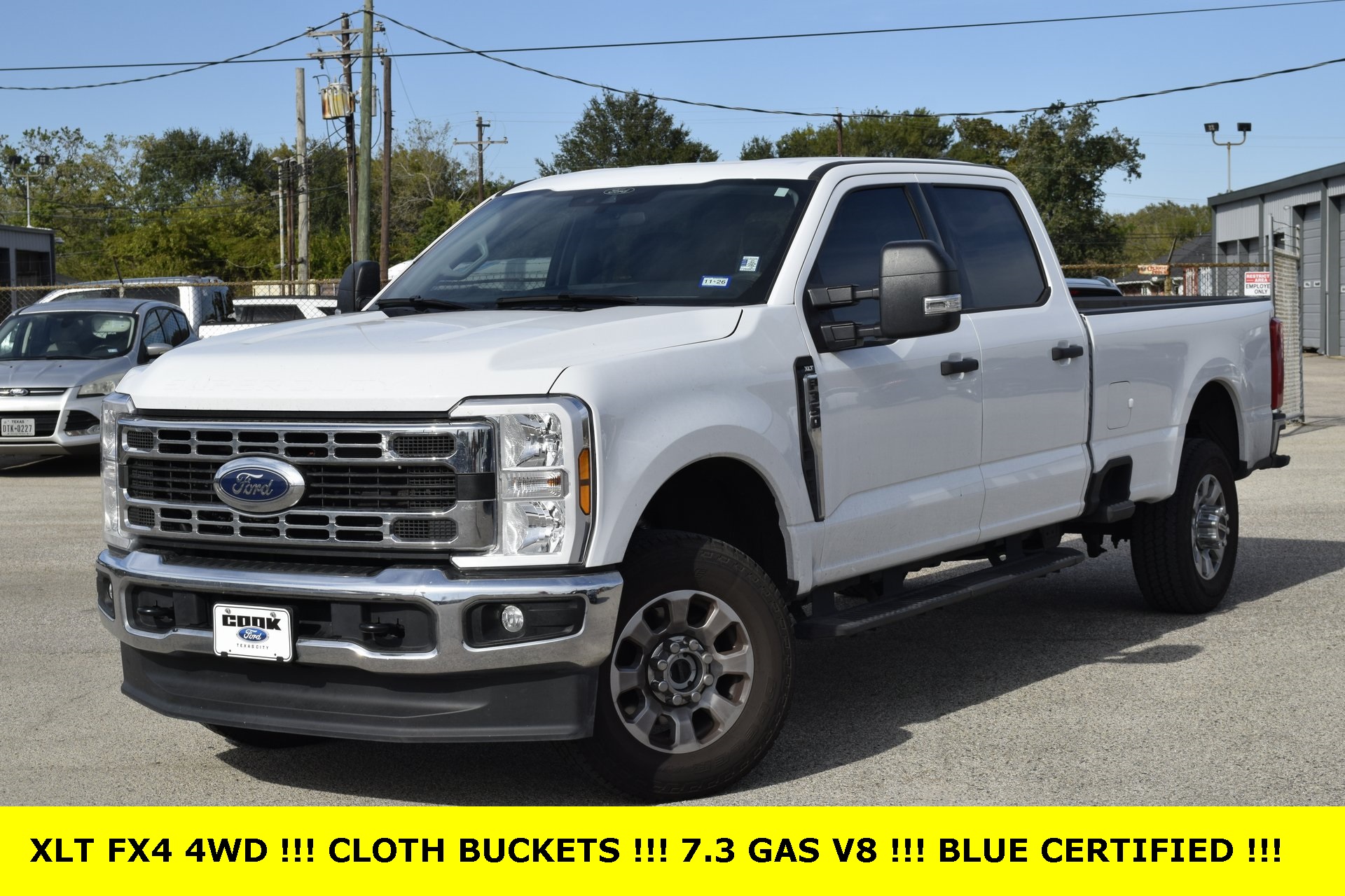 2024 Ford F-350SD XLT White at Emmons Autoplex