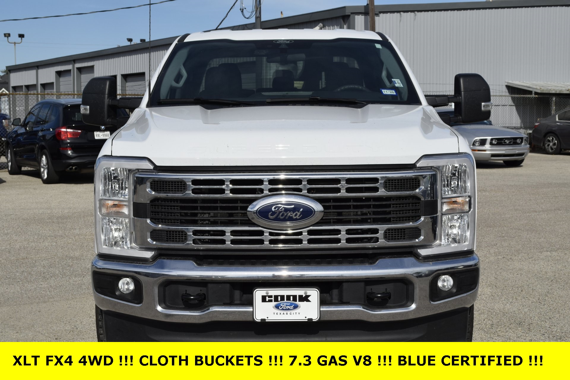 2024 Ford F-350SD XLT White at Emmons Autoplex
