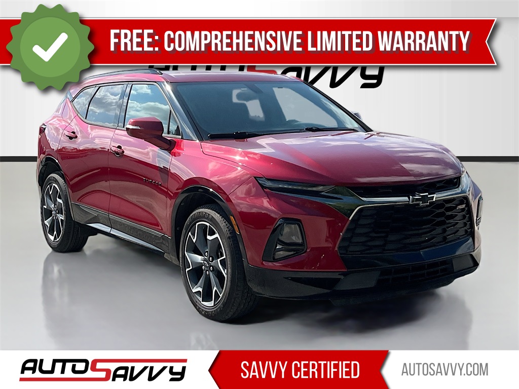 2020 Chevrolet Blazer RS Red at Classic Elite Chevrolet Sugar Land