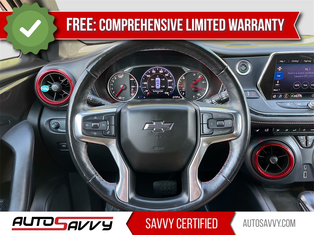 2020 Chevrolet Blazer RS Red at Classic Elite Chevrolet Sugar Land