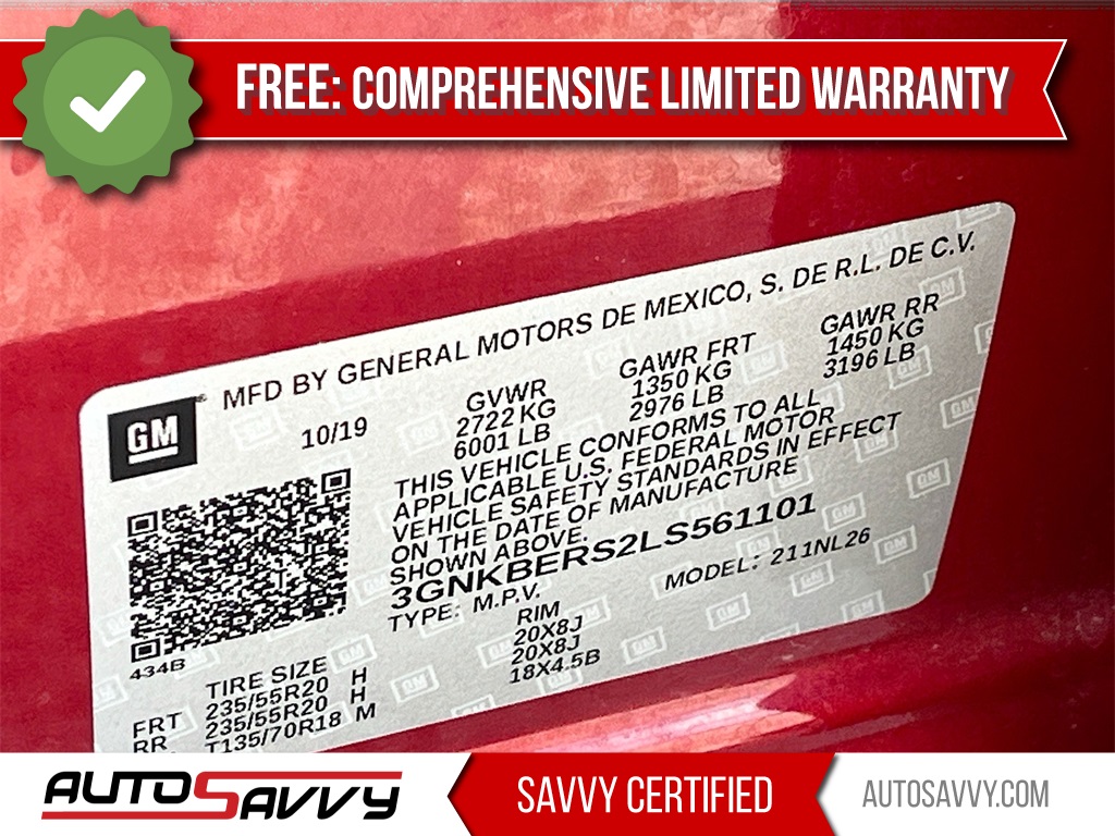 2020 Chevrolet Blazer RS Red at Classic Elite Chevrolet Sugar Land