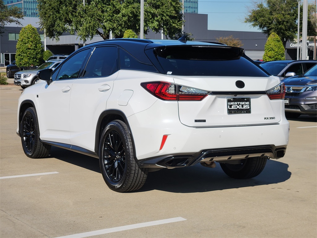 2017 Lexus RX 350 F Sport White at DeMontrond Gulf Freeway