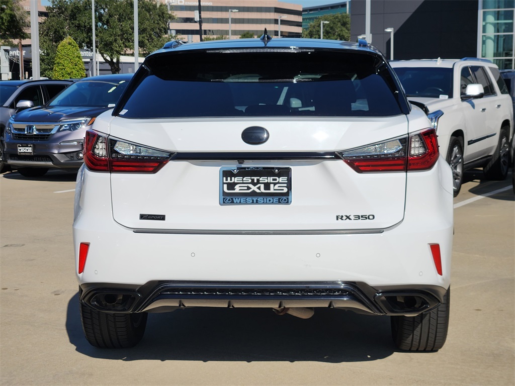 2017 Lexus RX 350 F Sport White at DeMontrond Gulf Freeway