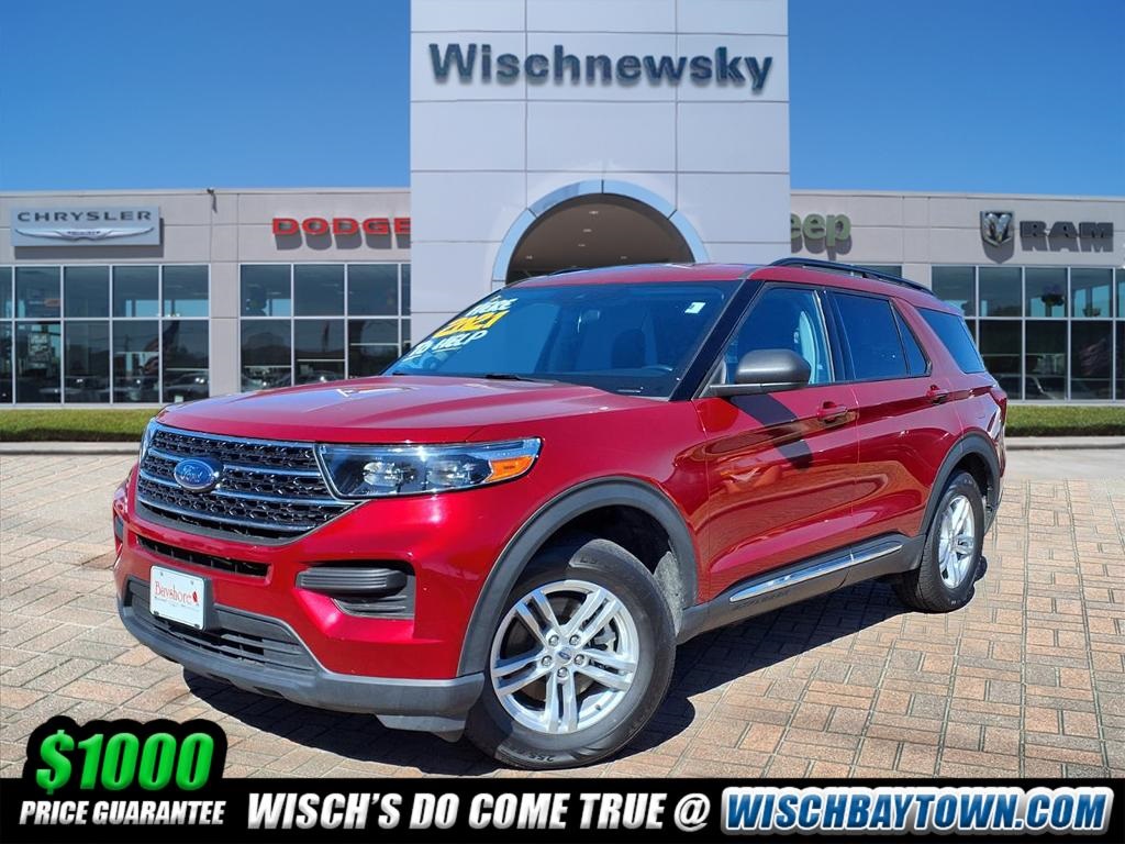 2021 Ford Explorer XLT Red at Shottenkirk Kia Fort Bend