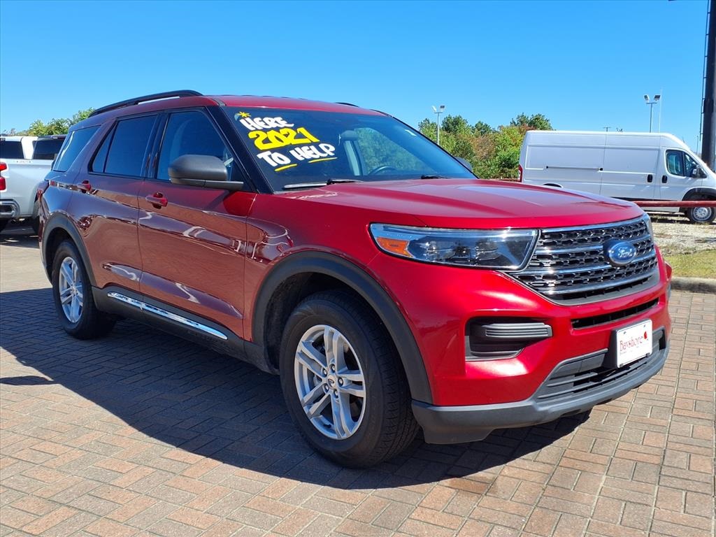 2021 Ford Explorer XLT Red at Shottenkirk Kia Fort Bend