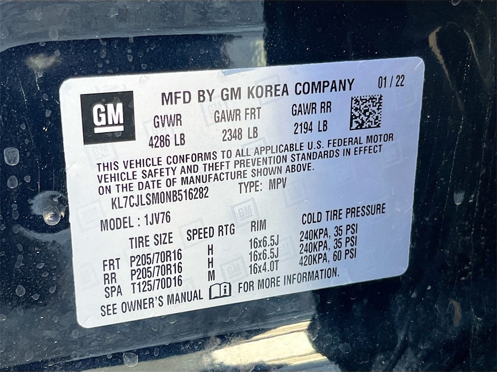 2022 Chevrolet Trax LT Blue at Bravo Nissan