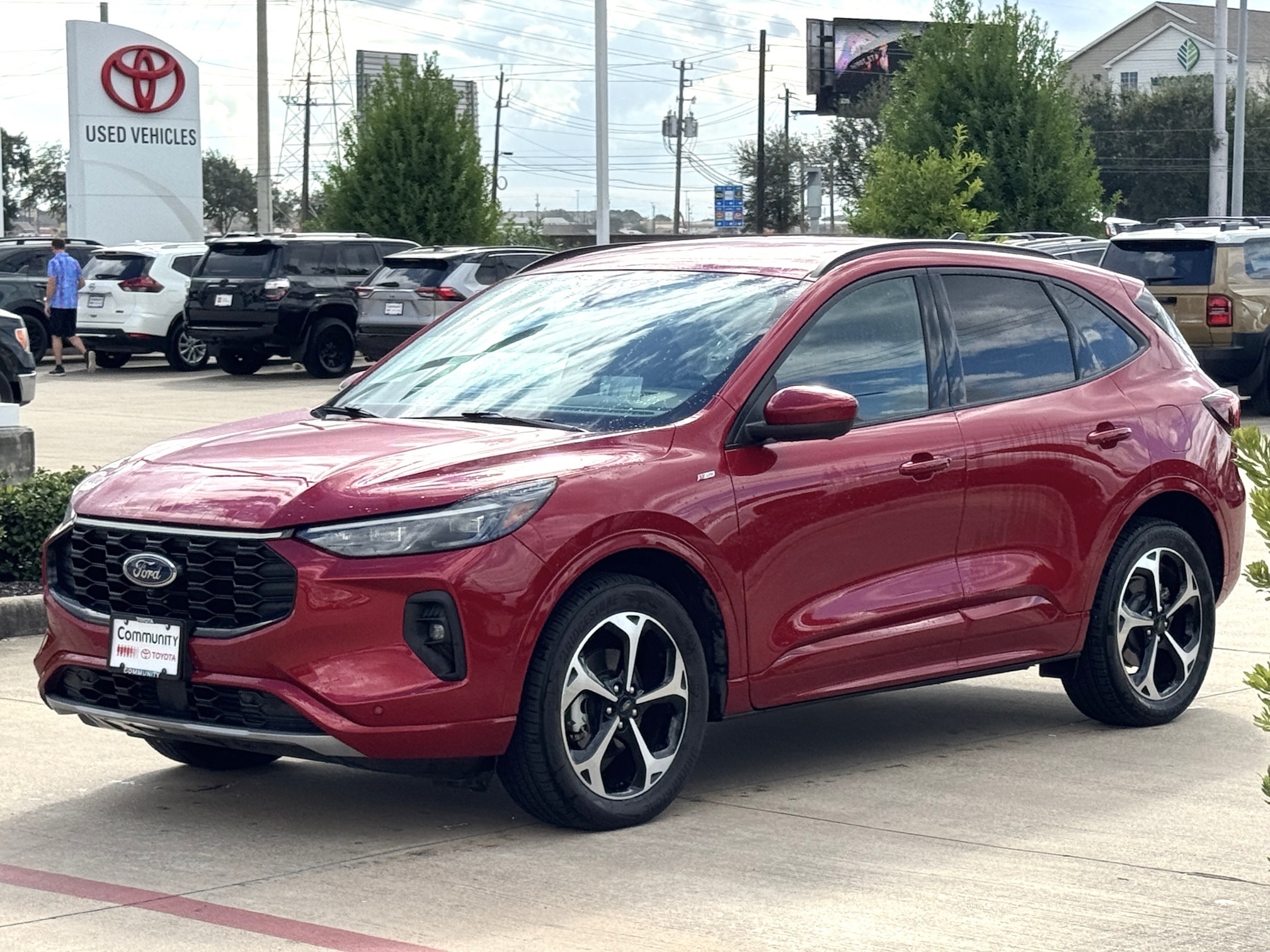 2024 Ford Escape ST-Line Elite Red at AutoSavvy Houston Northwest